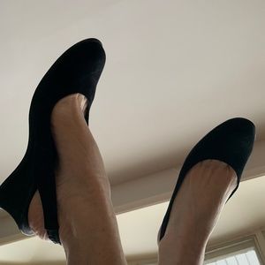 Arche. Black suede pumps
